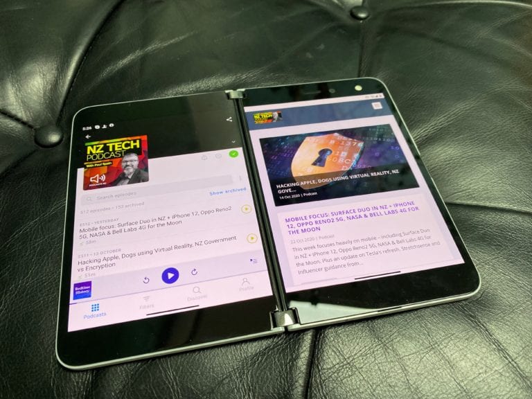 Mobile Focus: Surface Duo in NZ + iPhone 12, Oppo Reno4 5G, NASA & Bell Labs 4G for the Moon — episode artwork