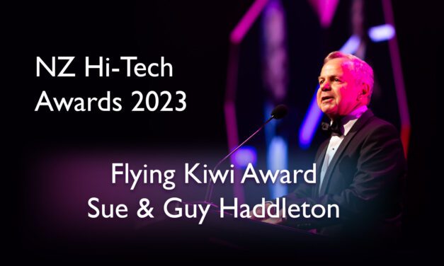 Sue and Guy Haddleton – 2023 Flying Kiwi Award recipients